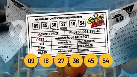 Ticket reveal: Some of the 433 Grand Lotto jackpot .
